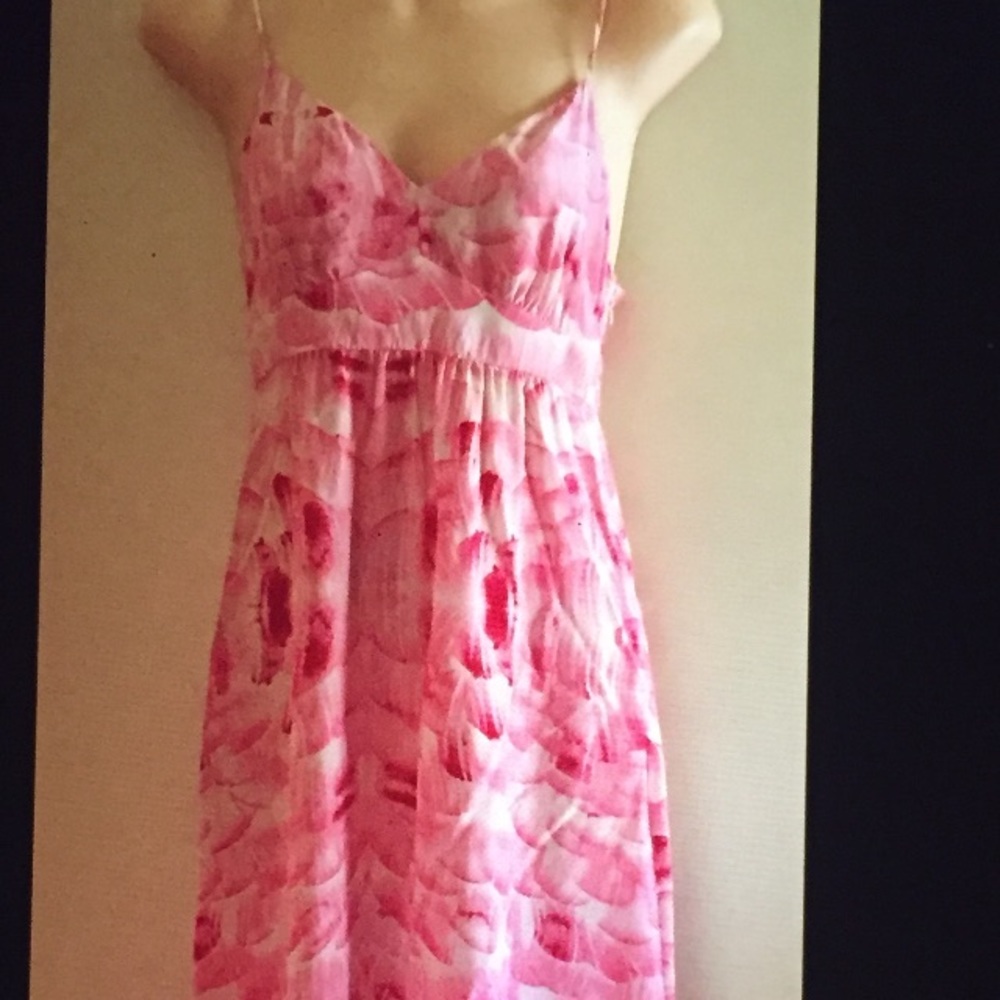 Rory Beca Pink floral Maxi Dress